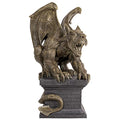 Design Toscano Manchester Cathedral Gothic Chimera Gargoyle Statue Two Tone Stone Finish