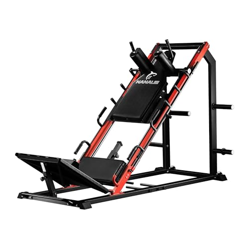 NANAUE Leg Press Hack Squat Machine Commercial Grade Black