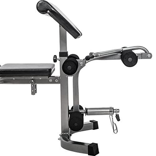 PRODCA Adjustable Weight Bench with Leg Extension - Olympic Utility Benches Black