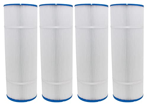 Neo-Pure PS-7105-AA Pool and Spa Filter 7" x 26-1/16" White with Blue Cap (4 Pack)