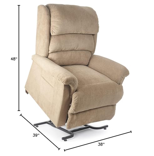 Generic Ultracomfort Polaris UC559-LAR Tall Zero Gravity Sleeper Lift Chair Recliner Wicker