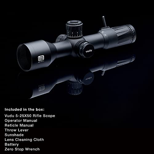 EOTECH Vudu 5-25x50mm FFP Precision Rifle Scope Black