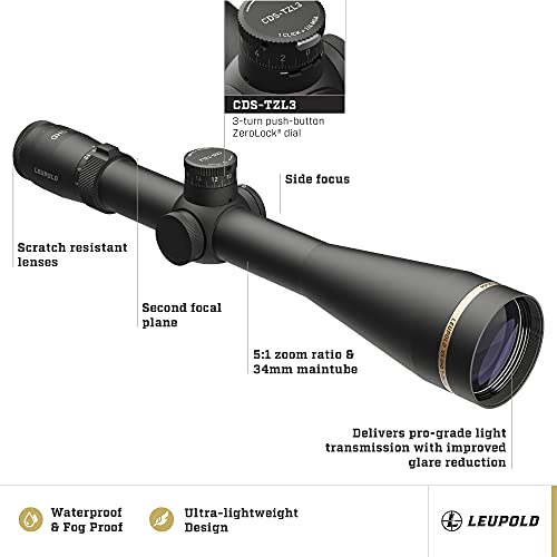 Leupold VX-5HD 7-35x56 CDS-TZL3 Side Focus Riflescope T-MOA