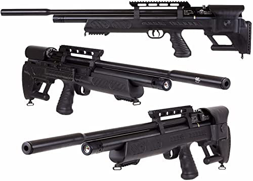 Wearable4U Hatsan BullBoss QE .177 Cal Air Rifle Bundle with Scope, Targets, Pellets & Hard Case