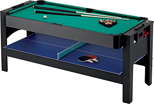 Fat Cat by GLD PRODUCTS Original 3-in-1 6-Foot Flip Game Table Black