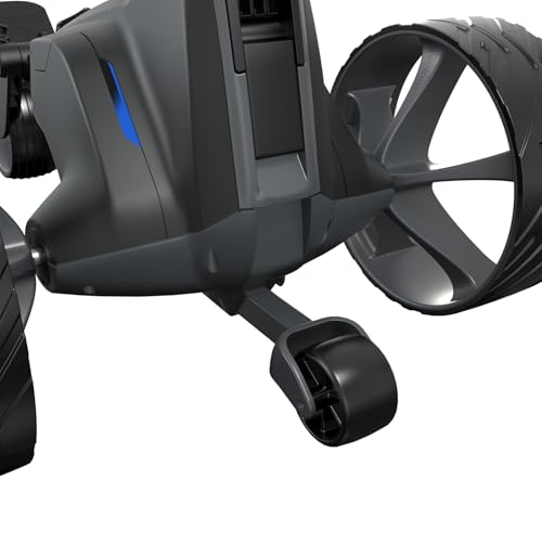 AMBA7 M5 GPS DHC Electric Caddy Cart Bundle with Accessories Black
