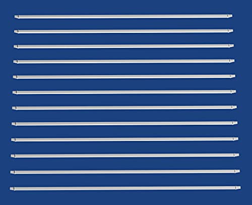 Vita 12x24 Foot Additional Shade Kit for White Vinyl Pergola