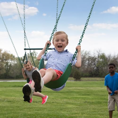 Backyard Discovery Big Brutus Metal Swing Set 10 Ft White