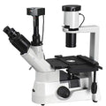 AmScope Digital Inverted Trinocular Microscope 40x-1000x White