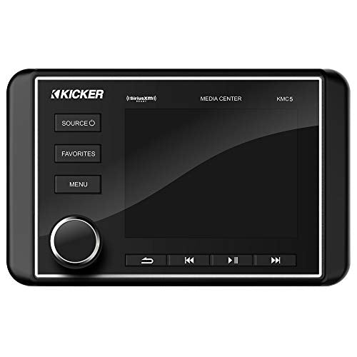 KICKER Premium Marine Gauge-Style Source & 6.5" Speakers Bundle