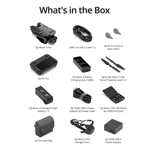 DJI Mavic 3 Pro Fly More Combo Drone Black