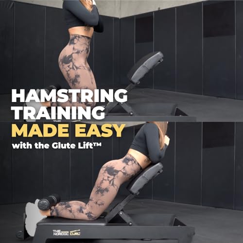 Ab Coaster Nordic Curl™ - Hamstring and Glute Strength Training Machine Black