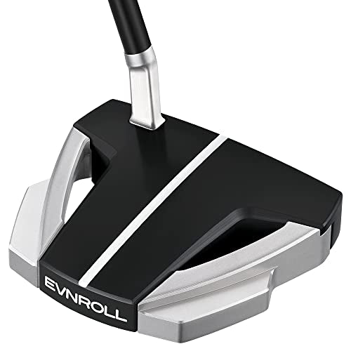 Evnroll 2023 EV12 High MOI Mallet Putter RH Black TourTac White