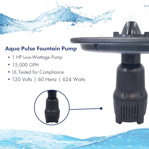 HALF OFF PONDS VXF Aerating Pond & Lake Fountain - 1 HP Pump | 3 Display Patterns | Color Changing Lights