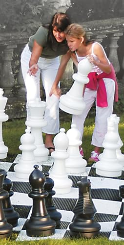 ROLLY TOYS Giant Chess Pieces Set 25" King Black White