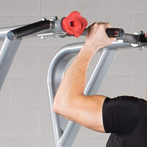 Body-Solid SVKR1000 Pro Clubline Vertical Knee Raise Chin Dip Gray