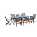 CAMBRIDGE Seasons 9-Piece Outdoor Dining Set Tan