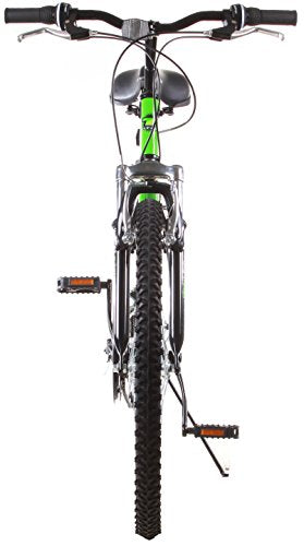 Titan Trail 21-Speed Suspension Men's Mountain Bike 18-Inch Frame Green/Black