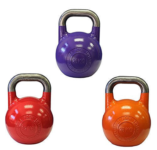 Ader Sporting Goods Pro-Grade International Kettlebell Set 20kg+28kg+32kg