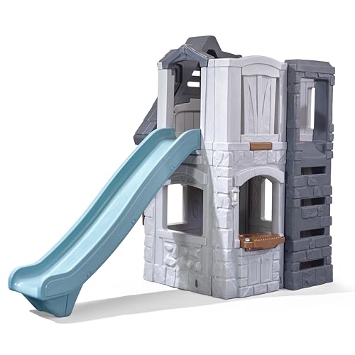 Step2 Enchanting Adventures 2-Story Playhouse & Slide Blue