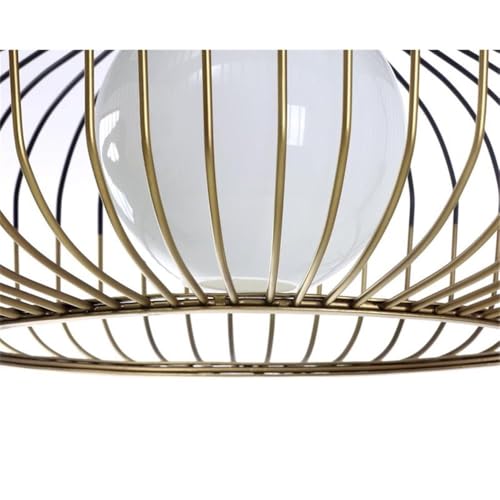 MAKLAINE 43" 1-Light Modern Metal Extra Large Pendant Light Black