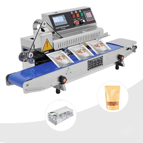 HWBWE Chamber Vacuum Sealer 750W for Wet Foods Blue Silver