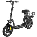 Gotrax FLEX ULTRA Electric Scooter with Seat, 25 Mile Range, 20mph, 500W Motor, Black