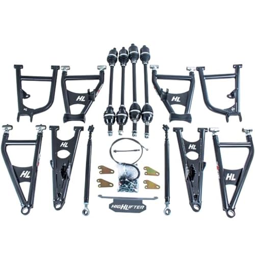 High Lifter Long Travel Kit for Polaris Ranger 1000 UTV Models | Compatible with 2021-2023 Ranger 1000 Crew, EPS, XP Models (Satin Black)