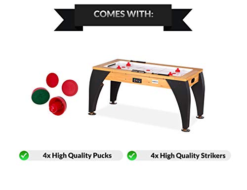PUCK Sphynx 5-Foot Air Hockey Table Brown