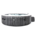 Intex PureSpa Plus 6 Person Inflatable Outdoor Hot Tub Spa Greywood