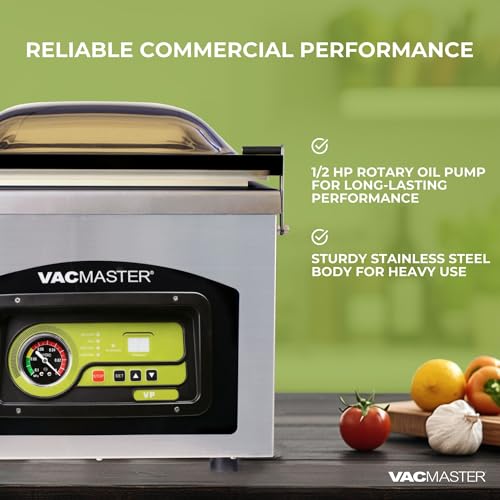 Vacmaster VP230 Chamber Vacuum Sealer Stainless Steel Silver