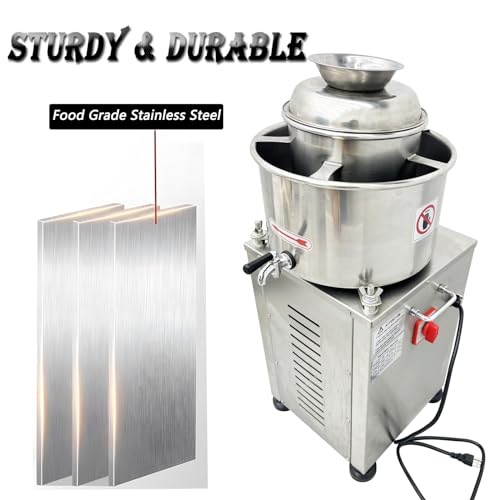 Banfluxion 110V 2.2KW Commercial Meatball Beater Electric Food Processor Silver