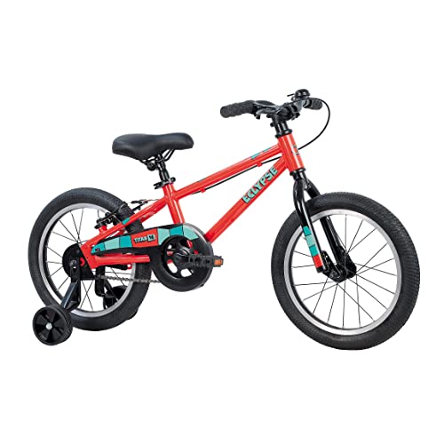 Eclypse Titan Kids Bike 16 Inch with Training Wheels Black