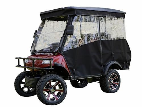 RED DOT Premium Golf Cart Enclosure Evolution Forester 4/Classic 4 Black