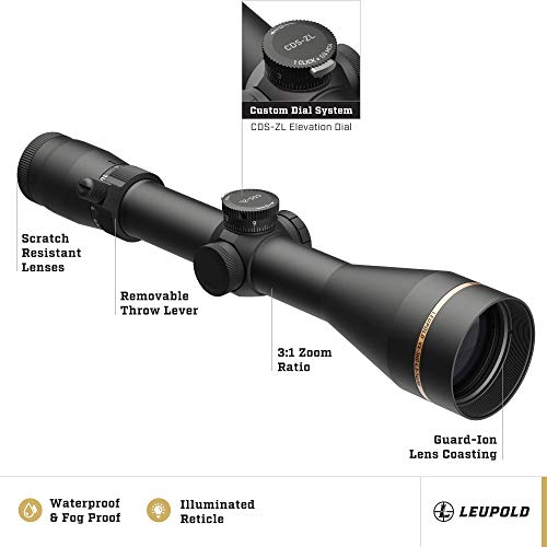 Leupold VX-3HD 4.5-14x50 CDS-ZL Illum. FireDot Twilight Hunter Riflescope