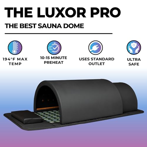 1Love Luxor Pro Far Infrared Sauna Dome Personal Sauna Luxor Pro