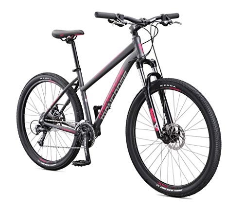 Mongoose Switchback Comp Hardtail Mountain Bike 18-Speed 27.5-Inch Medium Grey