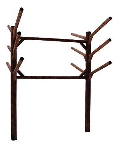 Log Kayak Rack 6 Place Buried in The Ground Canyon Brown