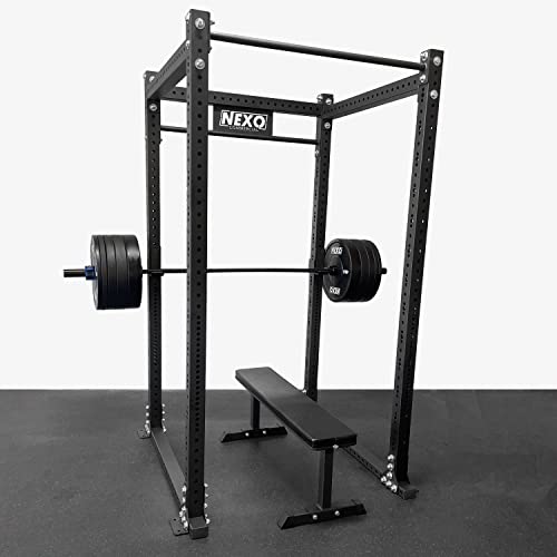 NEXO Fitness Bumper Plate Set - Premium Matte Black Finish - Cross Training Weight Plates