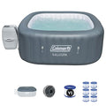 Bestway Coleman SaluSpa 140 Air Jet Inflatable Hot Tub Spa Gray