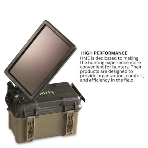 Stealth Cam HME Trail Camera 12V Solar Power Bundle with 6X Accessories