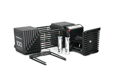 POWERBLOCK Pro 100 EXP Adjustable Dumbbell Black