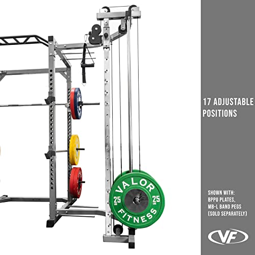 Valor Fitness BD-41BCC Power Rack with Cable Crossover Attachment