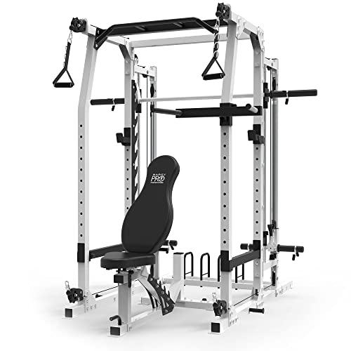 Marcy 3 in 1 Smith Machine Home Gym System Black