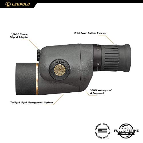 Leupold GR 10-20x40mm Gold Ring Compact Spotting Scope Shadow Gray