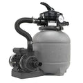 Jikkolumlukka 12" Sand Filter Above-Ground Pool Pump with 6-Way Valve