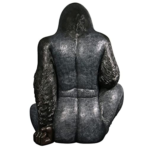 Design Toscano Grande Scale Male Silverback Gorilla Statue Full Color