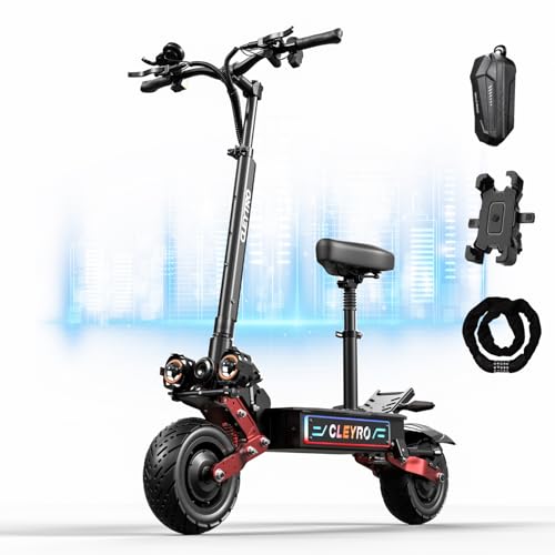 Brigittebike Electric Scooter 6000W Dual Motor 60V 33AH Up to 50 MPH 60 Miles Range Ferrous