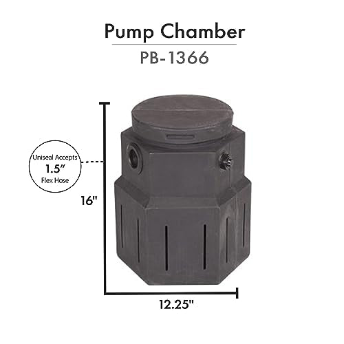 HALF OFF PONDS Pond Free Cascade Waterfall Kit with 4,100 GPH Pump and EPDM Liner Black