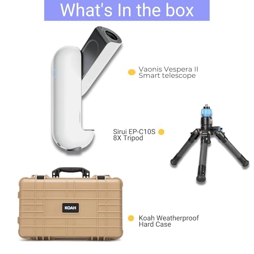 Vaonis Vespera II Smart Telescope Bundle with Hard Case and Tripod